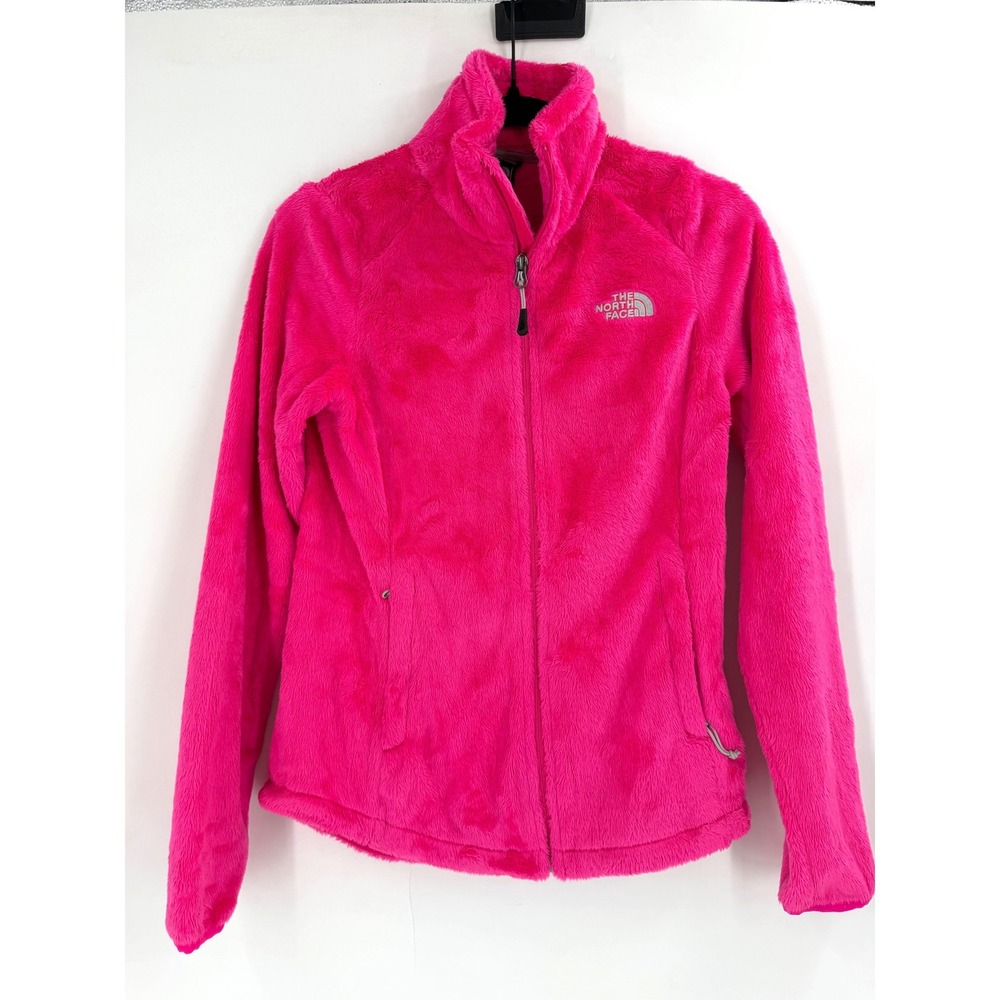 The North Face Osito Fleece Jacket Women Small Pink Full Zip Fuzzy Gorpcore